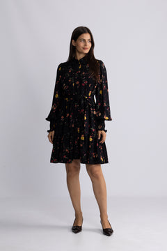 Yastilera Ls Shirt Dress - Black Botari