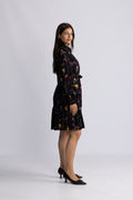 Yastilera Ls Shirt Dress - Black Botari