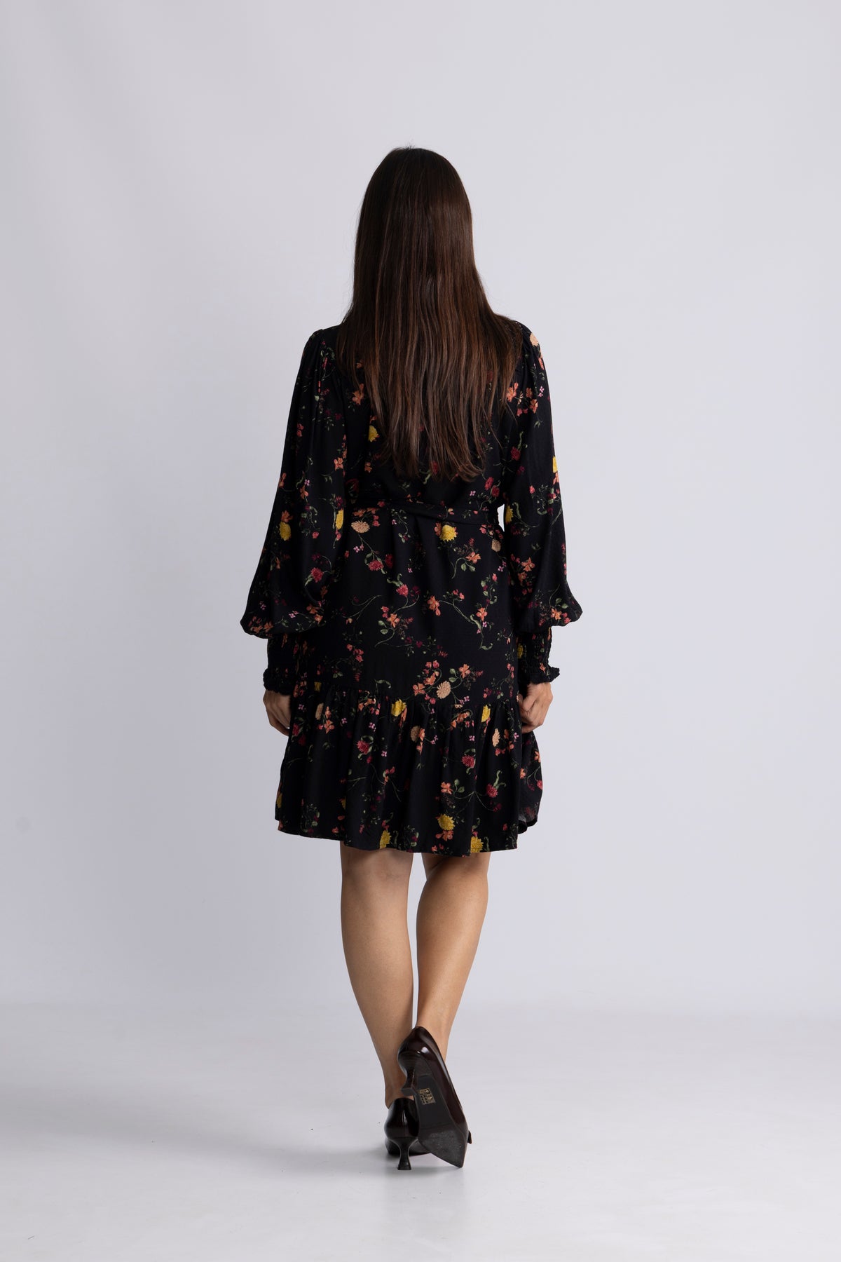 Yastilera Ls Shirt Dress - Black Botari