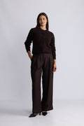 Nor Short Cardigan - Black Coffee