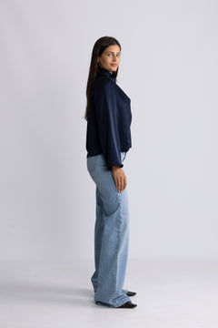 Cira Blouse - Dark Sapphire
