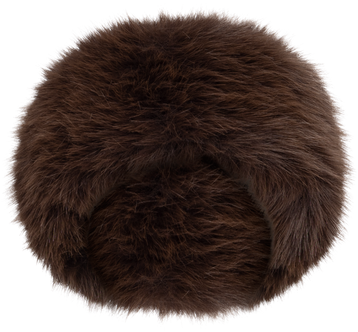 Alaska Faux Fur Headband - Brown