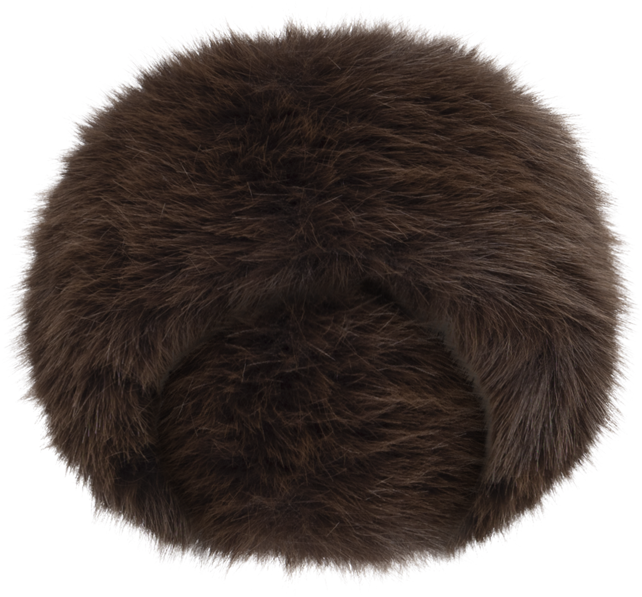 Alaska Faux Fur Headband - Brown