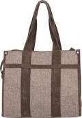 Cali Tote Herringbone - Truffle