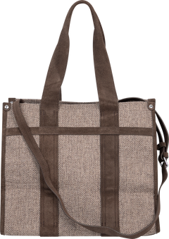 Cali Tote Herringbone - Truffle