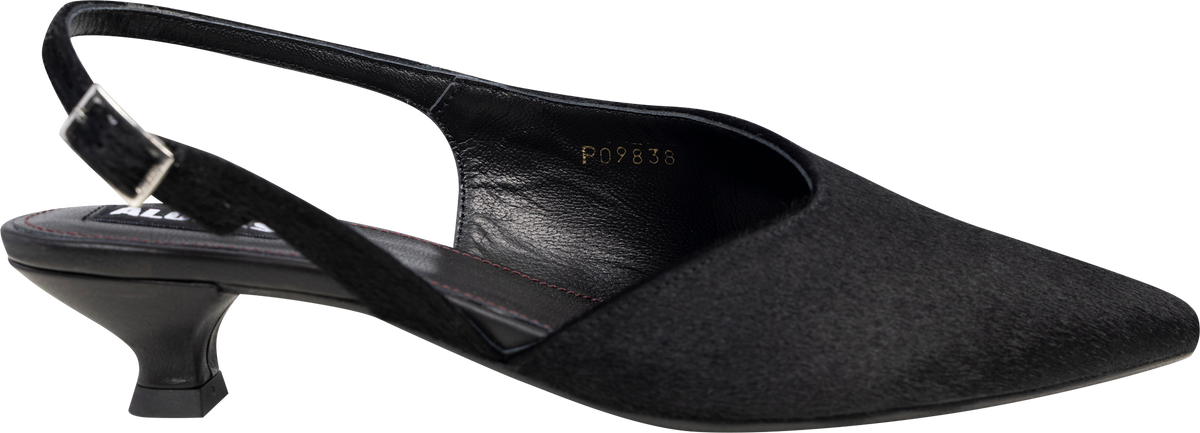 Nelly Leather Mules - Soft Black