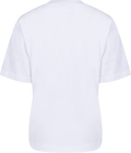 W. Varsity Tee - White/Burgundy