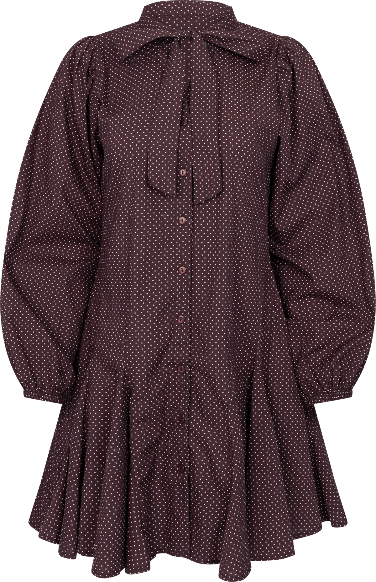 Vivienne Dress - Cocoa Poplin