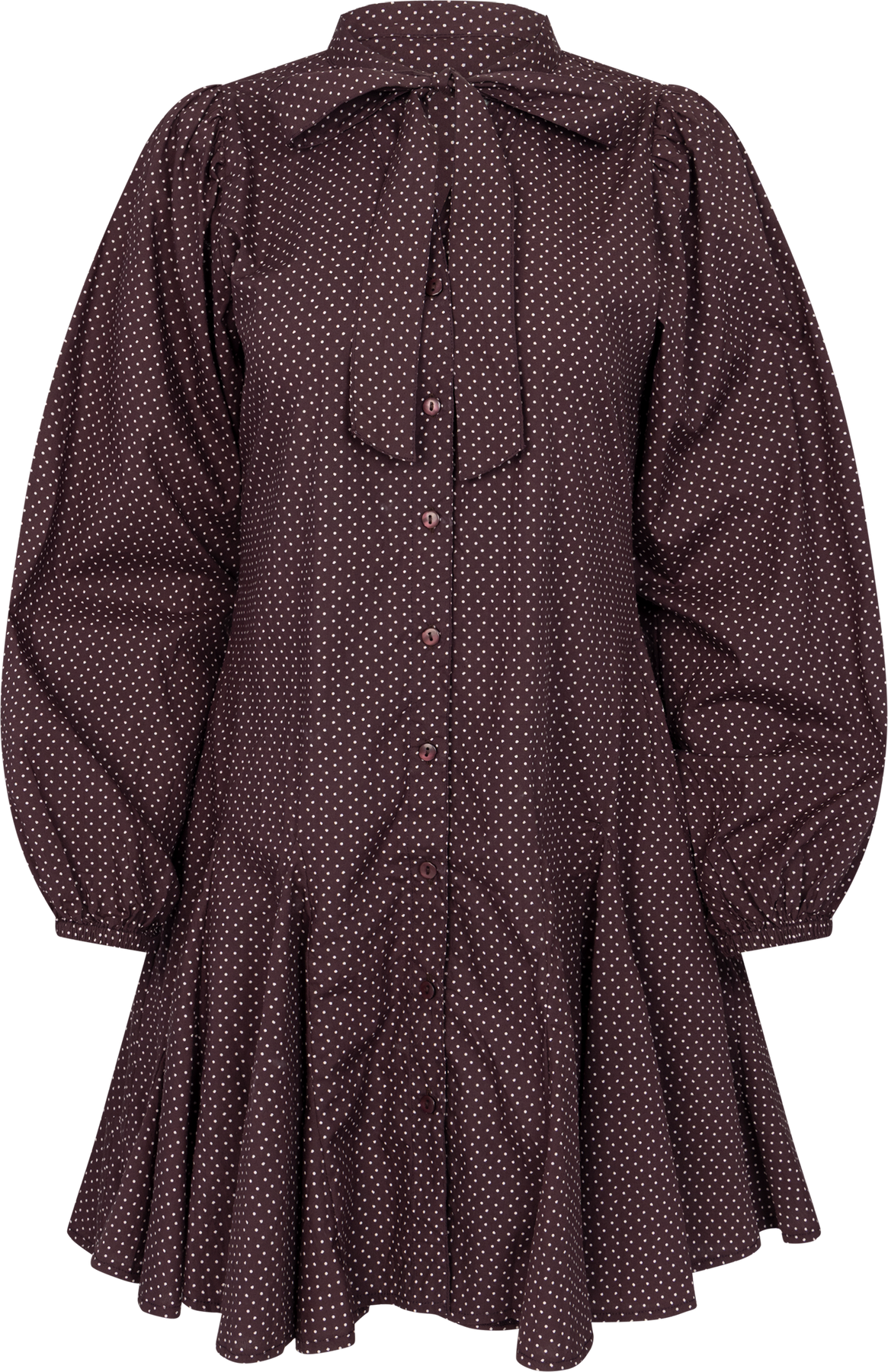 Vivienne Dress - Cocoa Poplin