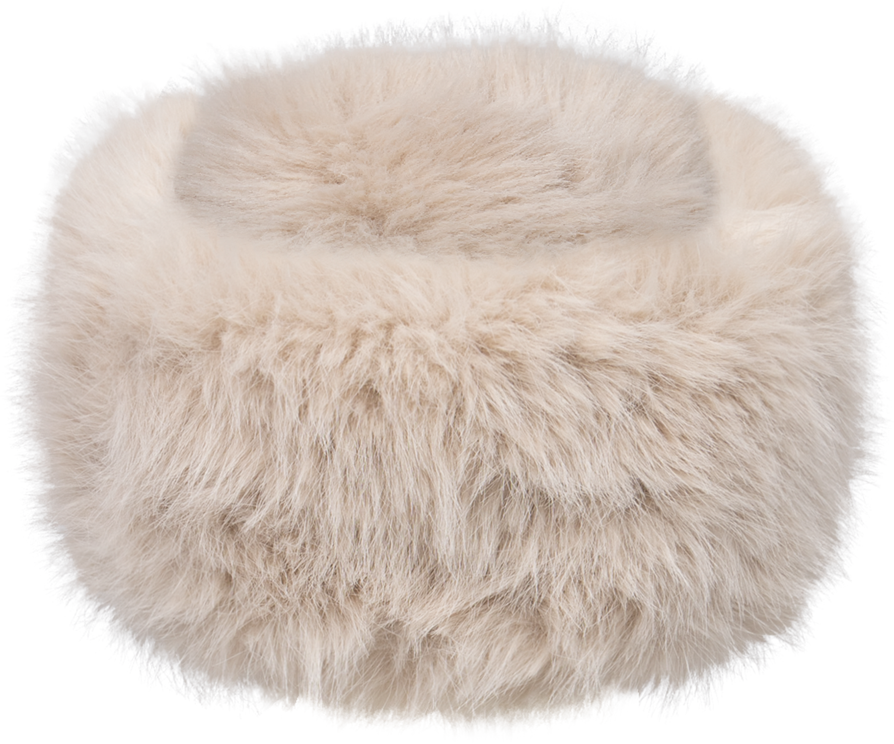 Alaska Faux Fur Headband - Beige