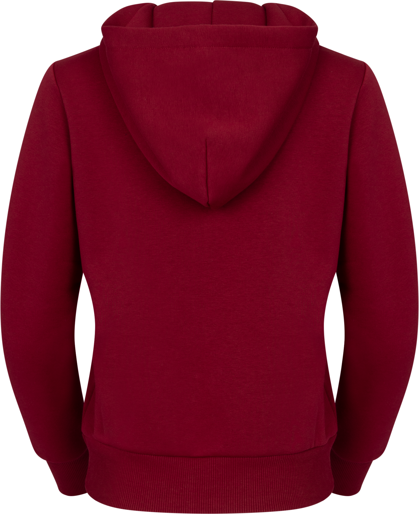 W. Varsity Zip Hoodie - Burgundy