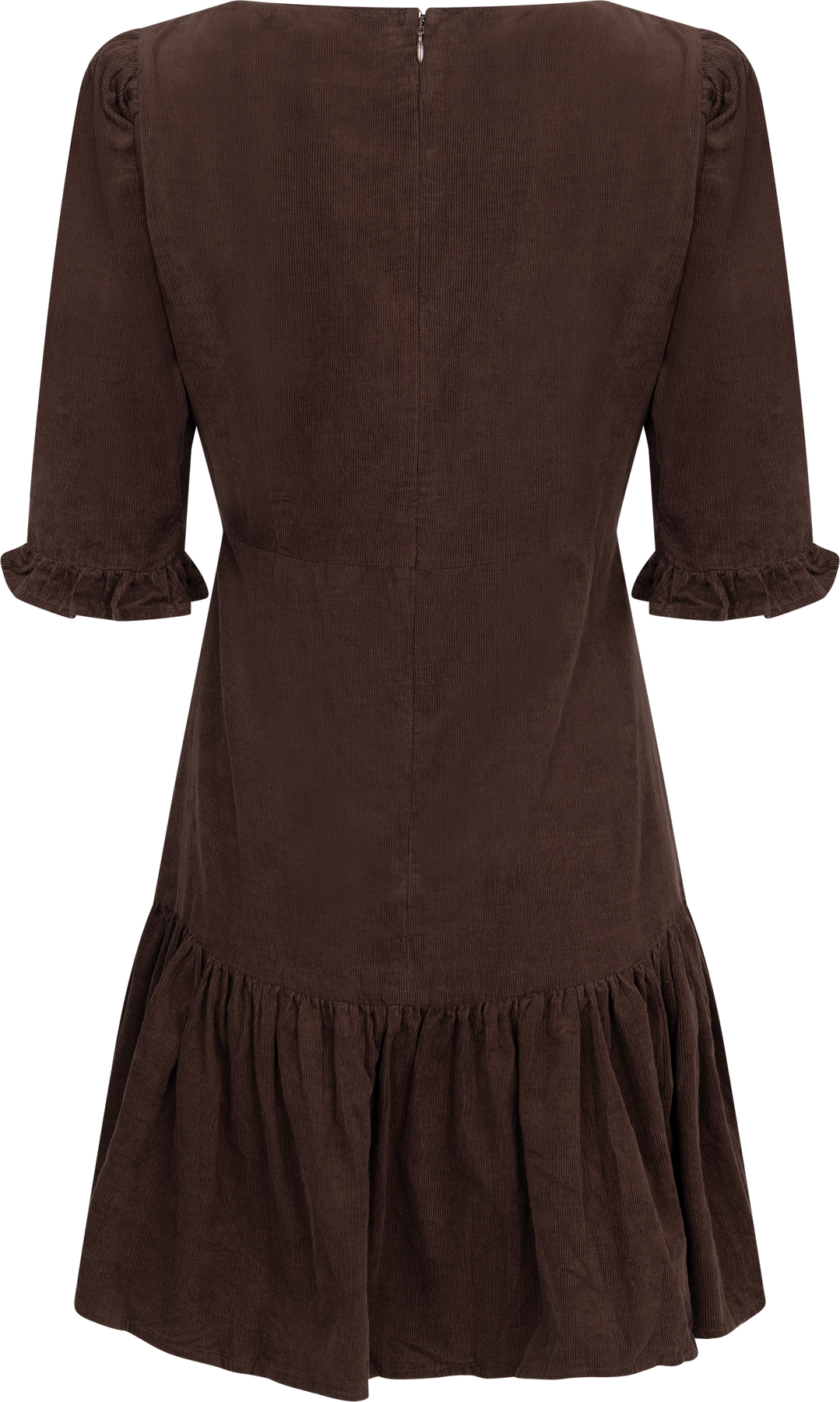 Rita Dress - Dark Mocha Corduroy