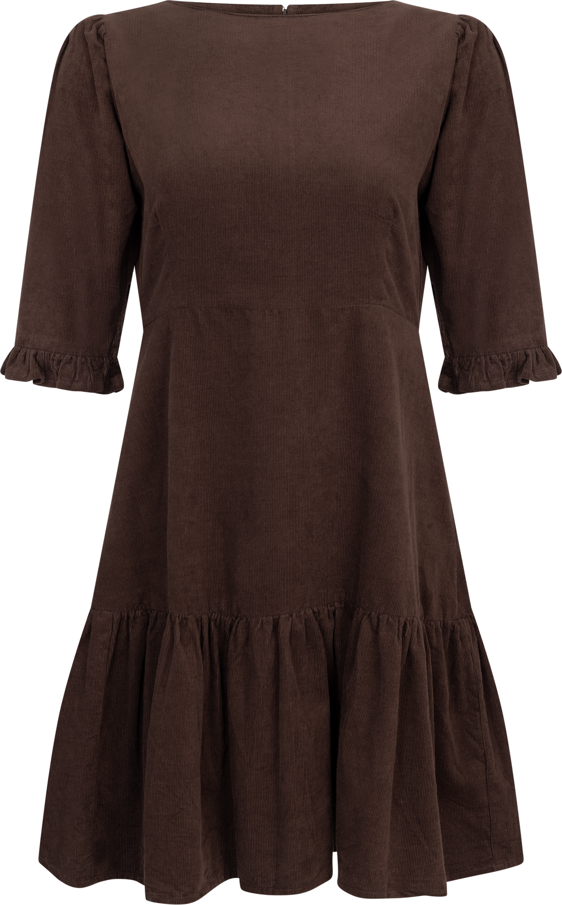 Rita Dress - Dark Mocha Corduroy