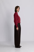 Yasfonny Ls Knit Pullover - Tibetan Red