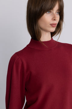 Yasfonny LS Knit Pullover - Tibetan Red