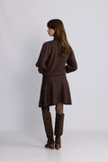 Yasfonny Ls Knit Pullover - Chocolate Brown