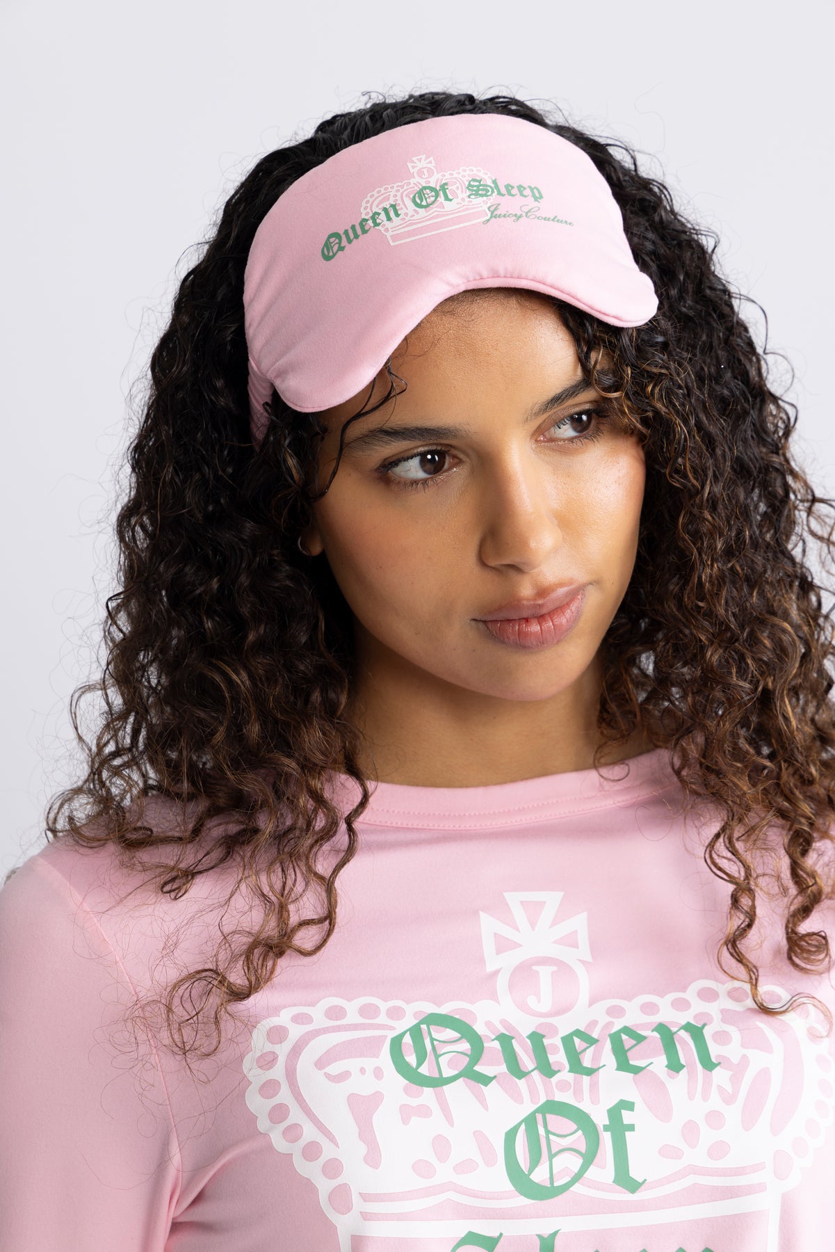 Queen Of Sleep Ls Pyjama Set - Juicy Pink