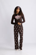 Queen Of Sleep Ls Pyjama Set - Java