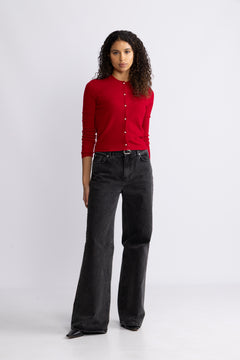 Candi Cardigan - Garnet