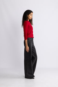Candi Cardigan - Garnet