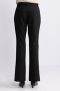 Rita Mw Slim Flared Pant Fd - Black