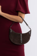 Polo Id Suede Mini Shoulder Bag - Chocolate