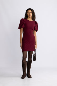 Keiyaa Dress - Burgundy