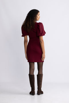 Keiyaa Dress - Burgundy