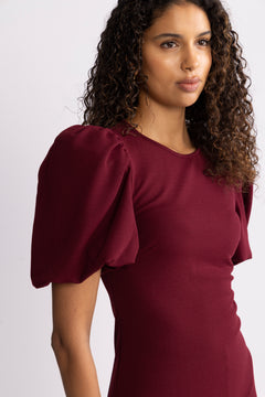 Keiyaa Dress - Burgundy