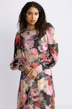 Organza Maxi Dress - Winter Breeze