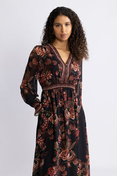 Paytin Dress Long - Black
