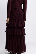 Jenna Maxi Dress - Burgundy
