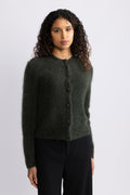 Ulla Mohair Cardigan - Harvest Green