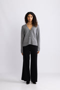 Petuna Cardigan - Grey Melange