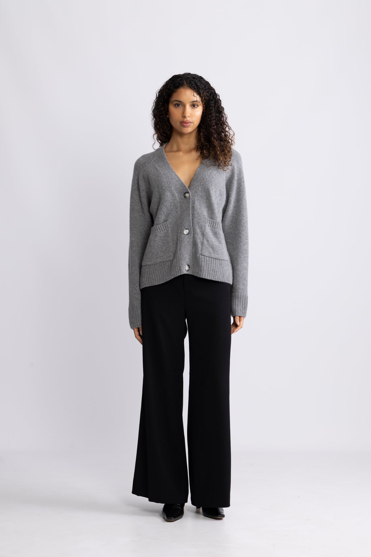 Petuna Cardigan - Grey Melange