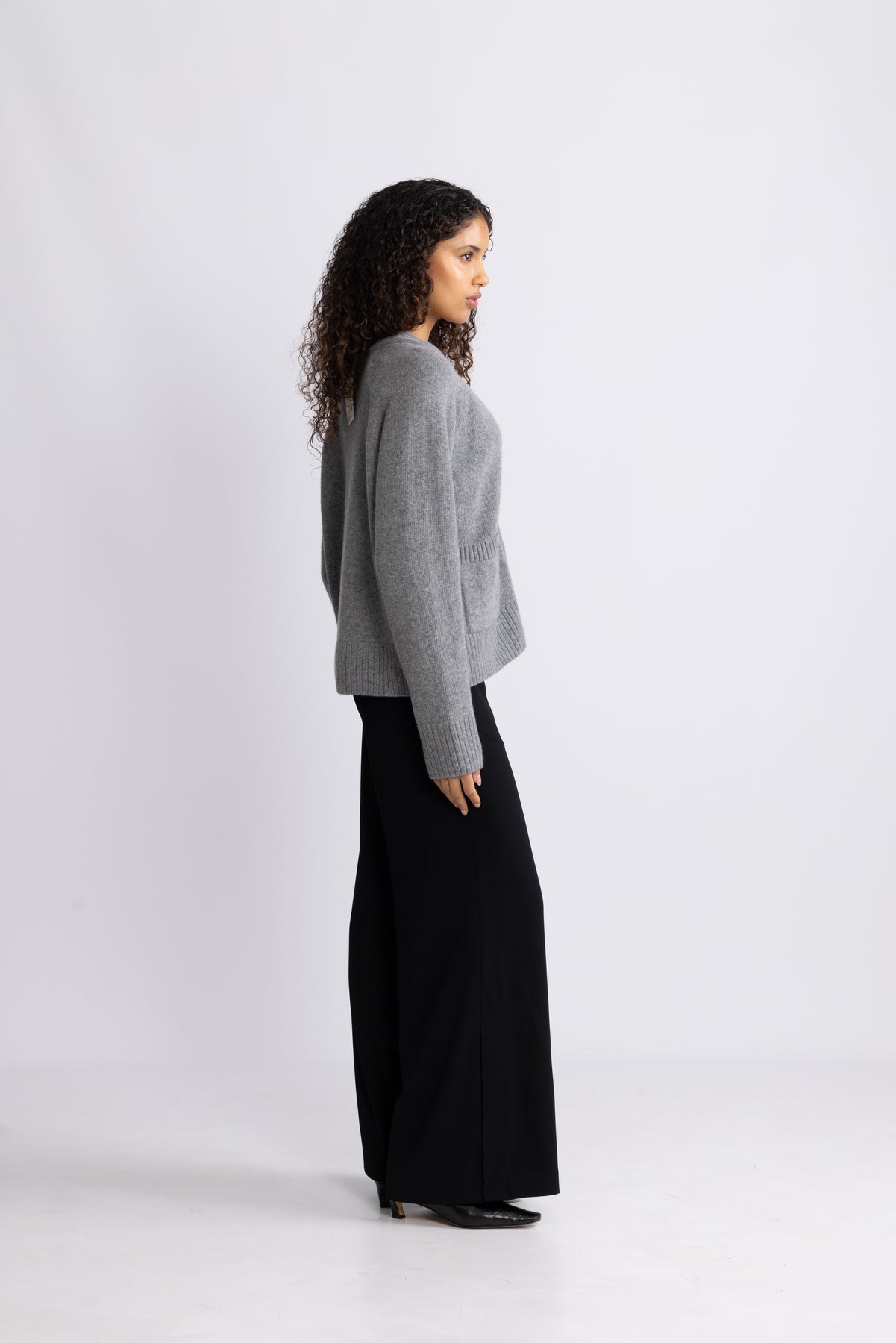 Petuna Cardigan - Grey Melange