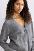 Petuna Cardigan - Grey Melange