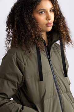 Pavine Down Short Jacket - Forest Night