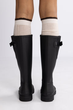 Unisex Downpour Adjustable Boot - Black