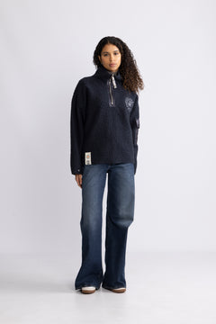 Nini Half Zip - Navy