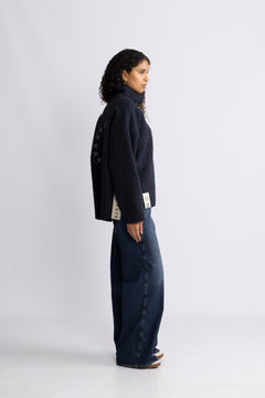 Nini Half Zip - Navy