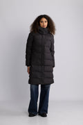 Helsinki Hooded Parka - Brown Black