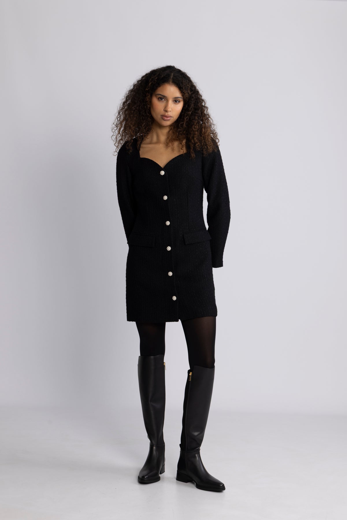 Lilo Mini Dress - Black