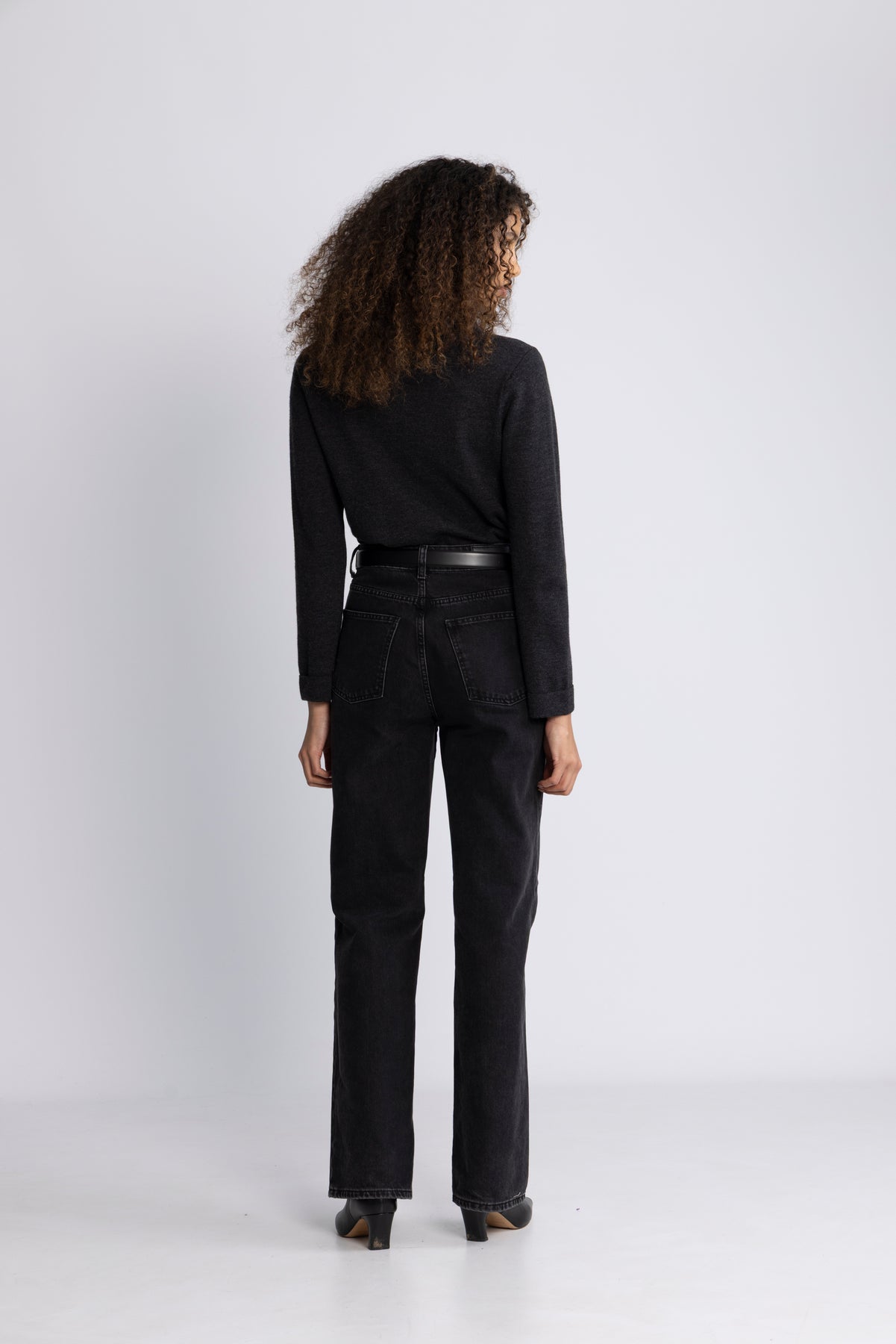 Ulla Merino Jacket - Dark Grey Melange