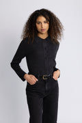 Ulla Merino Jacket - Dark Grey Melange