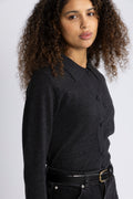 Ulla Merino Jacket - Dark Grey Melange