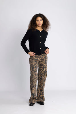 Hugh Jean - Black And Brown Leopard