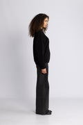 Miles Sweatshirt Chenille Signature - Black