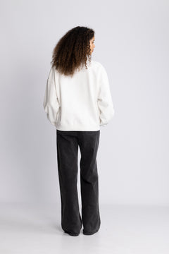 Miles Oversized Sweatshirt Letterman - Off White