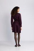 Iza Mini Dress - Burgundy